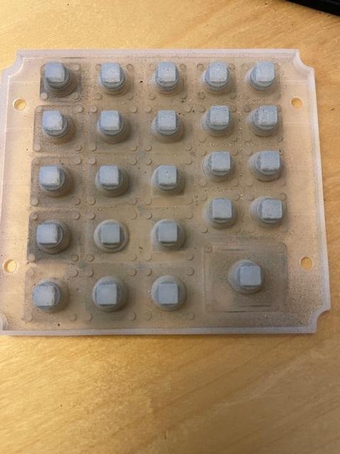 Actual product image Printec Rubber keymat for DS24TW
