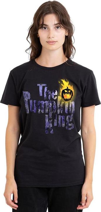 Immagine prodotto The Nightmare Before Christmas Maglietta Re della Zucca Testo Adulto Unisex (M)