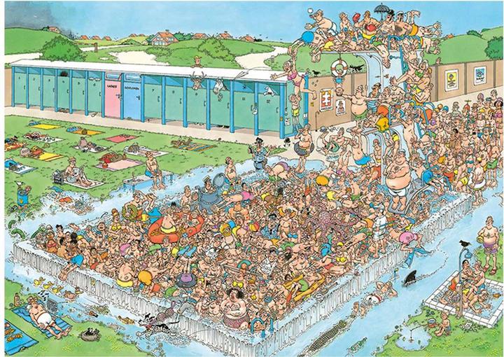 Produktbild Jumbo Jan van Haasteren - Voller Bäder (1000 Teile)
