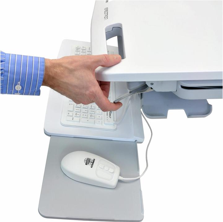 Immagine prodotto Ergotron Carrello con perno LCD, 3 cassetti - Trolley - per display LCD / attrezzatura per PC (aperto