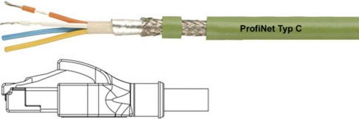 Helukabel 806412 RJ45 network cable, patch cable CAT 5e SF/UTP 3.00 m Green PUR-Ma (SF/UTP, CAT5e, 3 m)