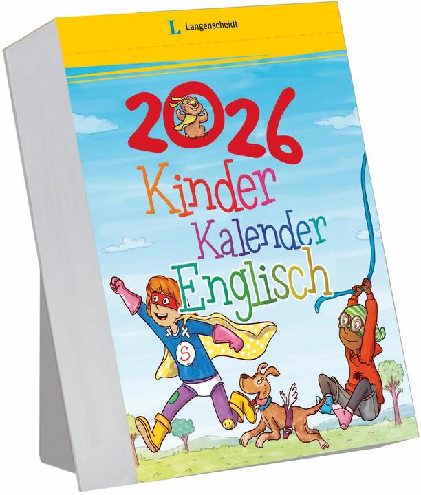 Immagine prodotto Langenscheidt Kinderkalender Englisch 2026 (Copertina rigida, Tedesco)
