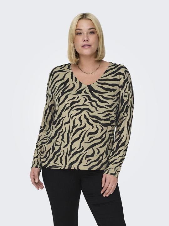 Produktbild Only Normal geschnitten Rundhals Curve Voluminöser Armschnitt Top Top (L)