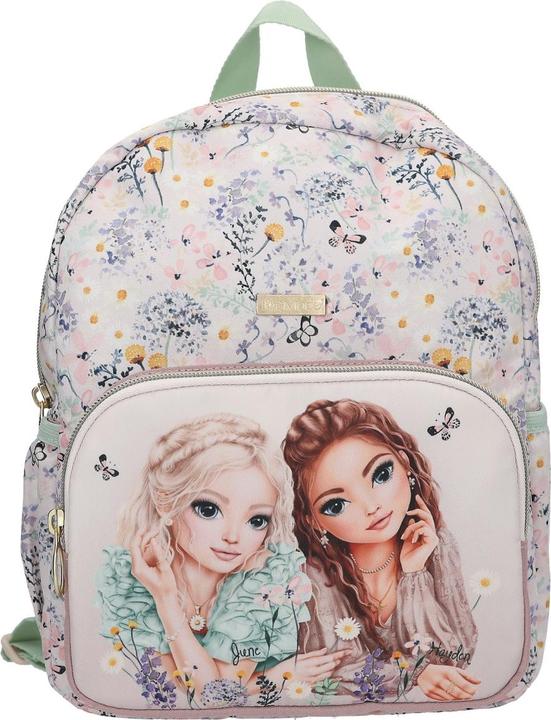 Actual product image Top Model Topmodel - TOPModel Backpack SUMMER FEELING - Pink and Sage Green - Small (413306)