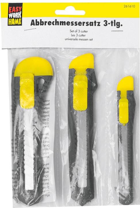Immagine prodotto Easy Work Set di coltelli a scatto (Lama di ricambio)