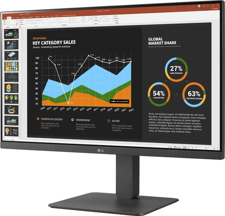 Actual product image LG 27BR650B-C (1920 x 1080 pixels, 27")