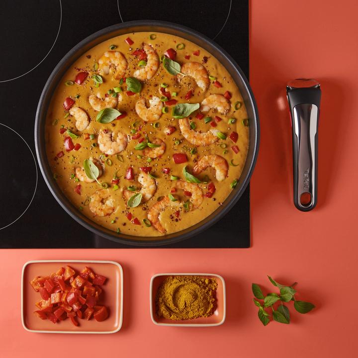 Immagine prodotto Tefal Ingenio Preference On (28 cm, Set di pentole e padelle da cucina, Acciaio inossidabile)