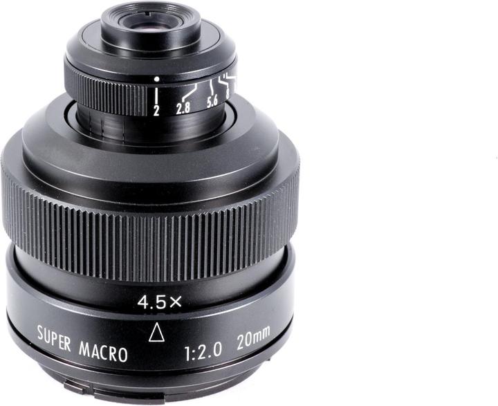 Actual product image Zhongyi Mitakon Super Macro 20mm f/2 for Sony E (Sony E, full size, APS-C / DX)