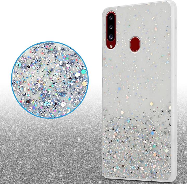 Produktbild Cadorabo TPU Cover funkelnder Glitter (Samsung Galaxy A20s)