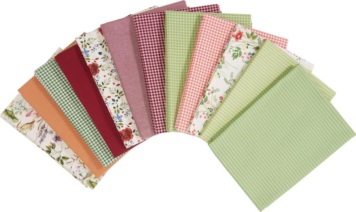 Produktbild Westfalenstoffe Stoffpaket "Florenz", 12 Stoffe à 48 x 48 cm