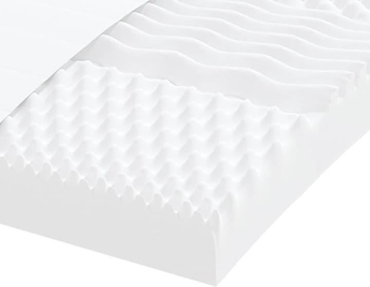 Immagine prodotto VidaXL Schaumstoffmatratze 160 x 210 cm 7-Zonen Härtegrad 20 ILD (160 x 210 cm, Nucleo di schiuma)