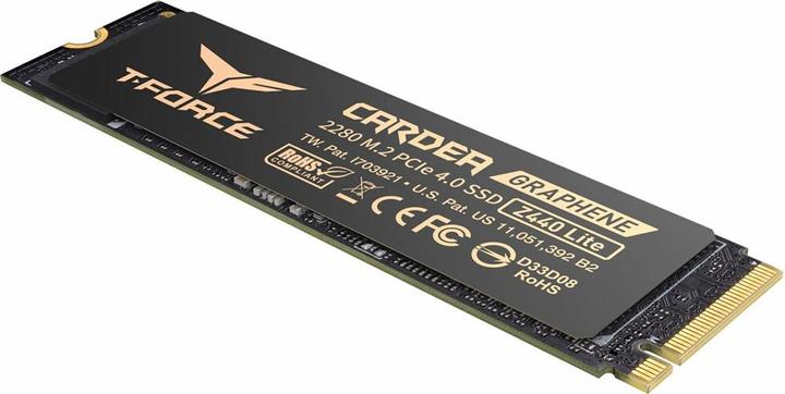 Actual product image Team Group Dysk SSD T-FORCE Cardea Z440 Lite M.2 PCIe NVMe Gen4 x4 2280 (5000/3800) (500 GB, M.2 2280)