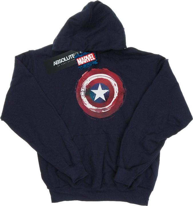 Image du produit - Sweat à capuche CAPTAIN AMERICA SPLATTER SHIELD - Homme (M)
