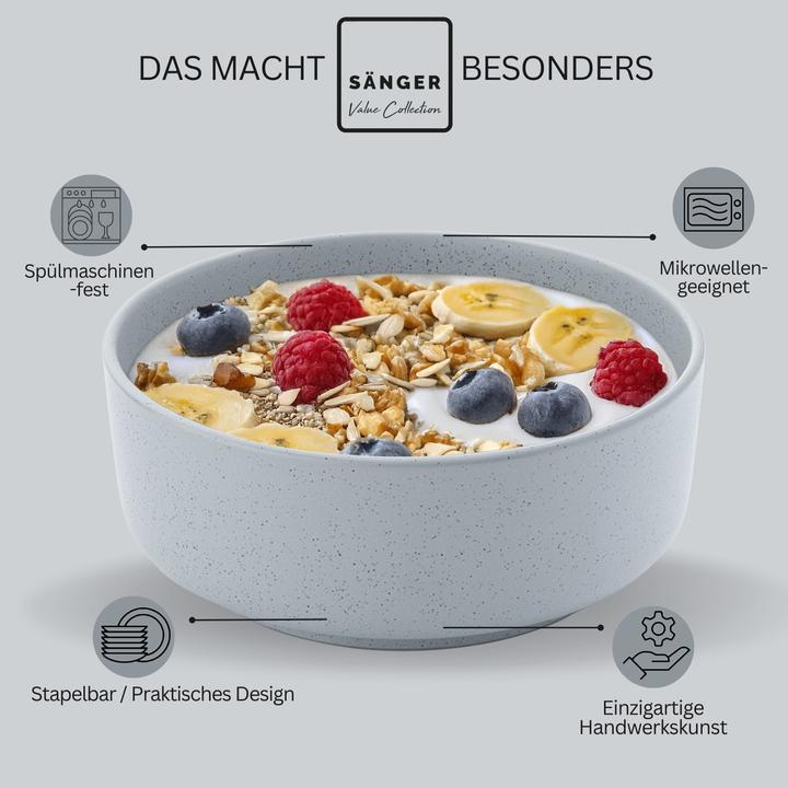 Actual product image Sänger Schalen Set (16.50 cm, 0.78 l, 6 x)
