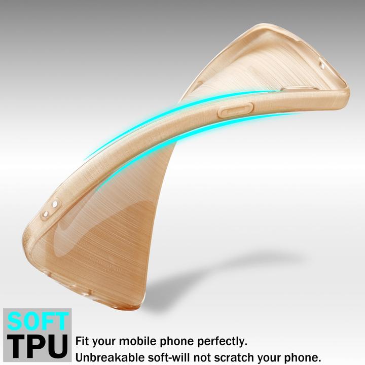 Produktbild Cadorabo Hülle für Samsung Galaxy A51 4G / M40s im TPU Brushed Kameraschutz LM160 Style (Samsung Galaxy M40s)