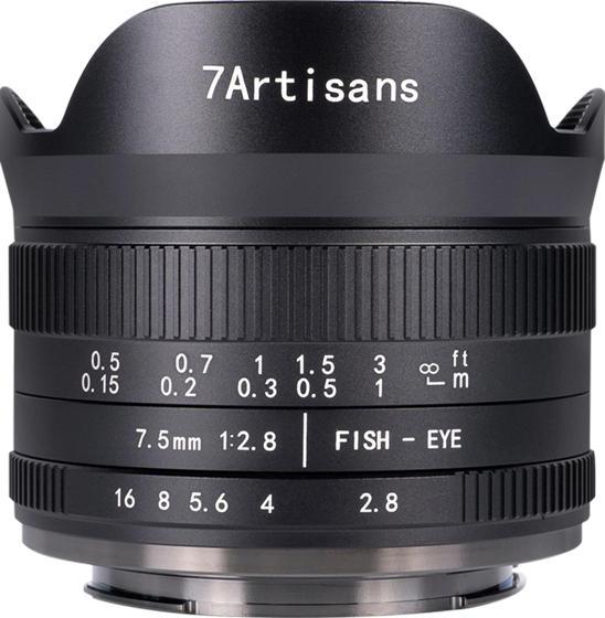 Image du produit 7artisans 7.5 mm f/2.8 Mark II, Canon E (Micro Four Thirds, Micro Four Thirds)