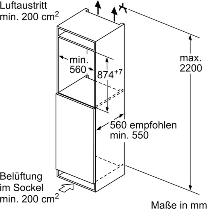 Actual product image Bosch Hausgeräte GIV21AFE0 (Installation, 96 l)
