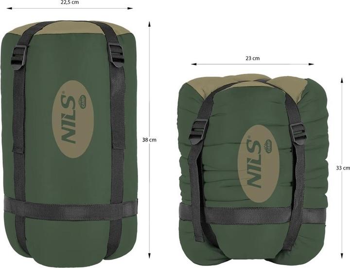 Produktbild Nils Nc2012 Grüner Camp Schlafsack (220 cm)
