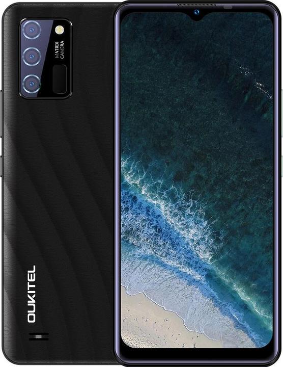Actual product image Oukitel Smartphone C25 4/32GB DS. Black (32 GB, Melna, 6.52", Dual SIM, 13 Mpx, 4G)