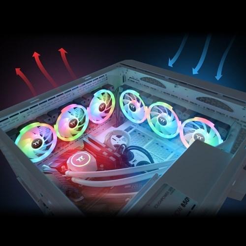 Actual product image Thermaltake CL-F143-PL12SW-A (120 mm, 3 x)
