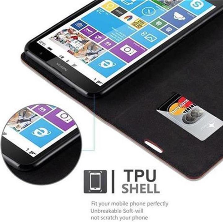 Productafbeelding Cadorabo Boek Onzichtbare Magneethoes (Nokia Lumia 1320)
