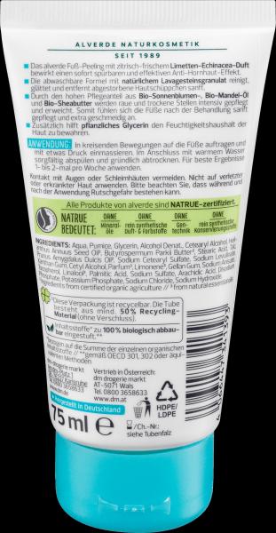 Produktbild dm alverde Fusspeeling mit Lavagestein (Fusscrème & Fussgel, 75 ml)
