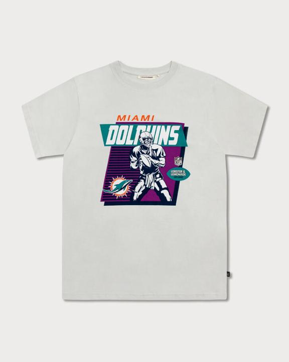 Produktbild Lobster & Lemonade Miami Dolphins QB 94 Campus T-Shirt gray L (L)