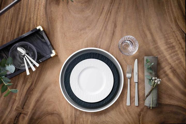 Image du produit Villeroy & Boch Speiseteller Manufacture Rock blanc (1 x, 27 cm)