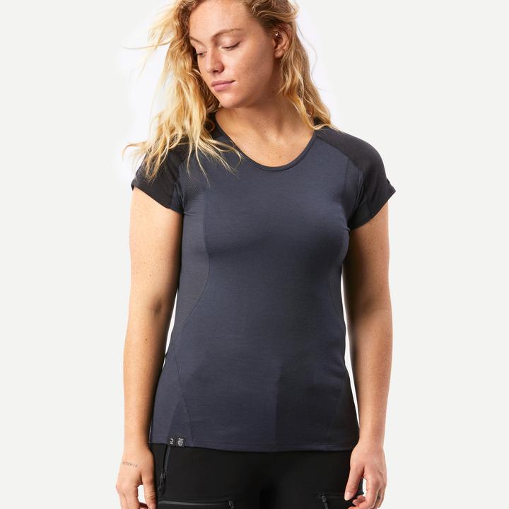 Simond Merinoshirt Damen kurzarm - MT500