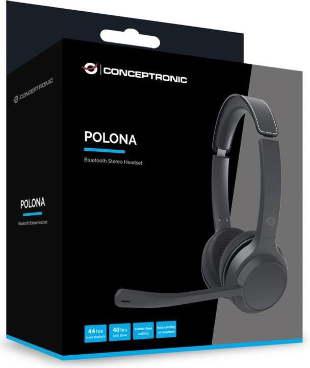 Immagine prodotto Conceptronic Auricolare Bluetooth senza fili con stazione di ricarica bw (Senza fili, USB-C)