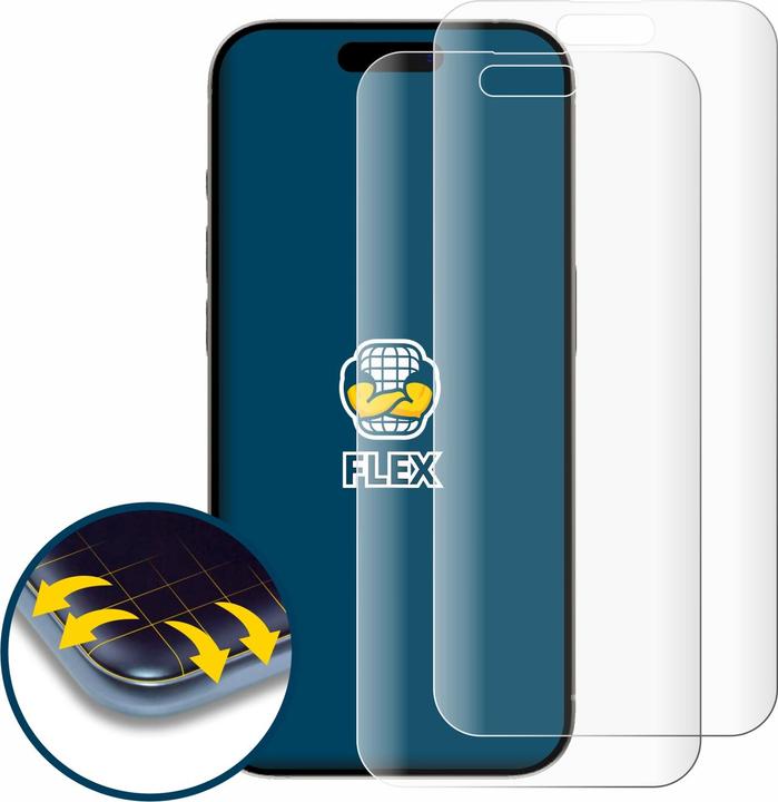 Produktbild BROTECT Full-Cover Displayschutz (2 Stück, Apple iPhone 15 Pro Max)