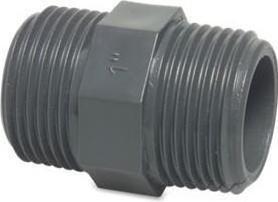Actual product image Magni PVC double nipple G 1/2 x 1/2 inch (Double nipple)