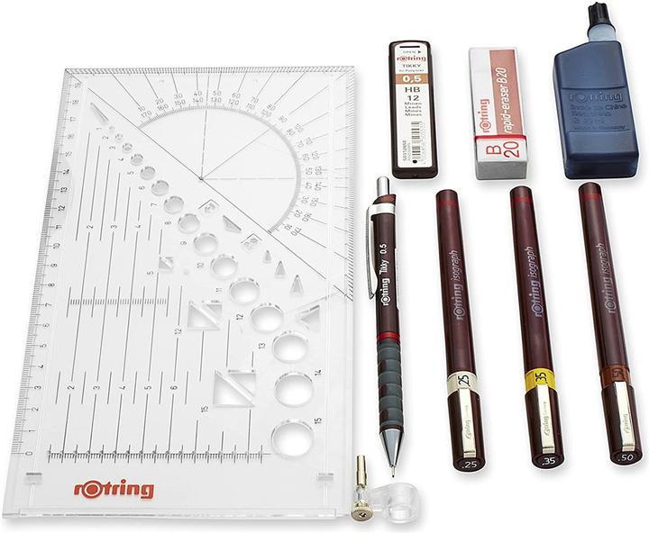 Image du produit Rotring set de stylos isographiques pour le collège