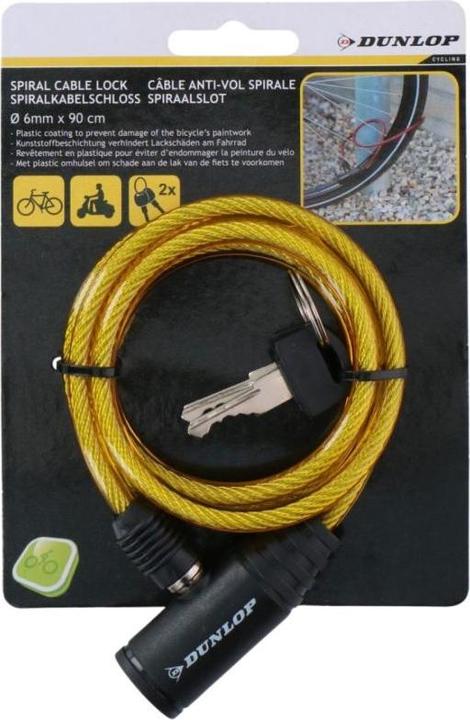 Actual product image Dunlop Spiral Cable (Assortiert) (90 cm)
