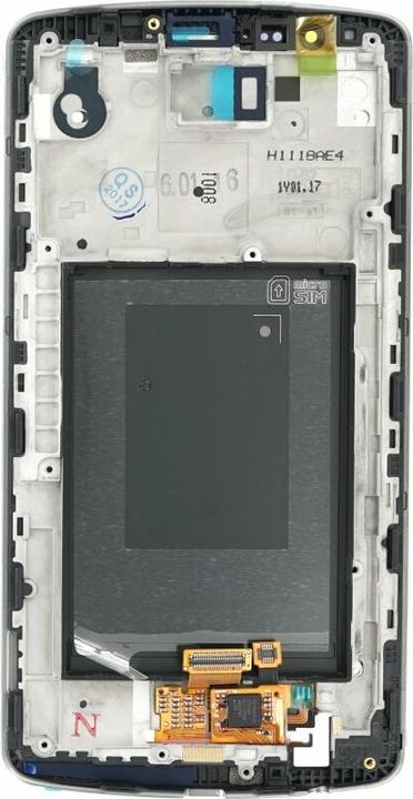 Actual product image LG G3 D855 LCD Front Cover Titanium Black (G3)