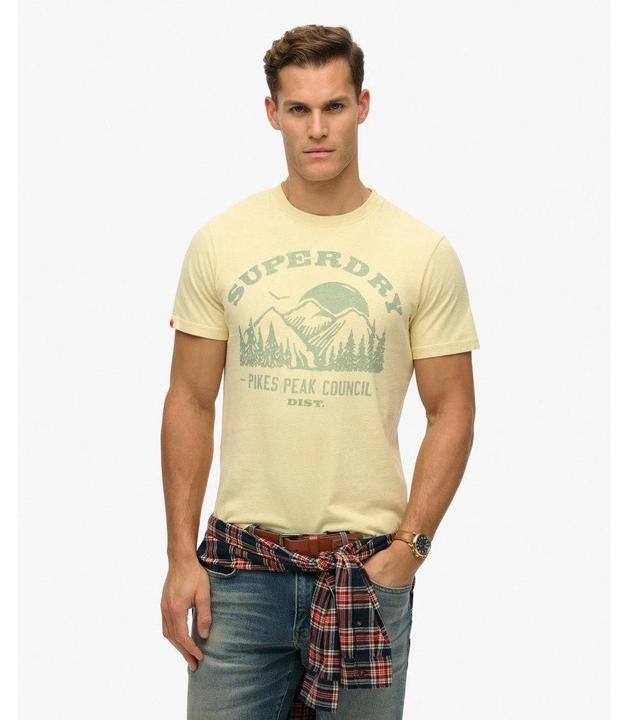 Immagine prodotto Superdry Locker geschnittenes einfarbiges Lo-Fi Outdoor T-Shirt (S)