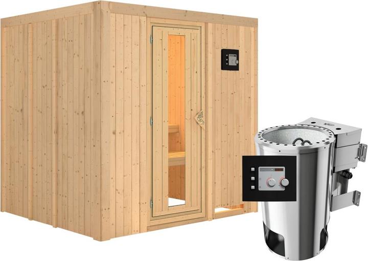 Karibu Daria without roof rim (Plug & Play 3,6 KW - Bio external control)