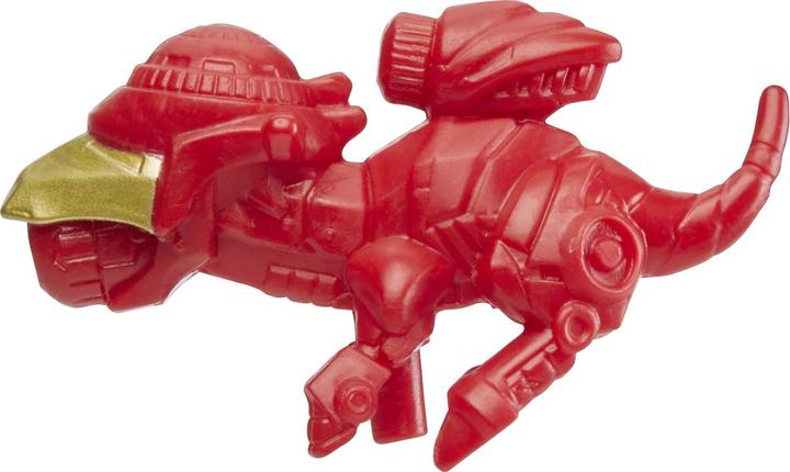 Actual product image Hasbro Mech Strike Mechasaur's Iron Man, 10 cm Action Figure with Weapon Accessory