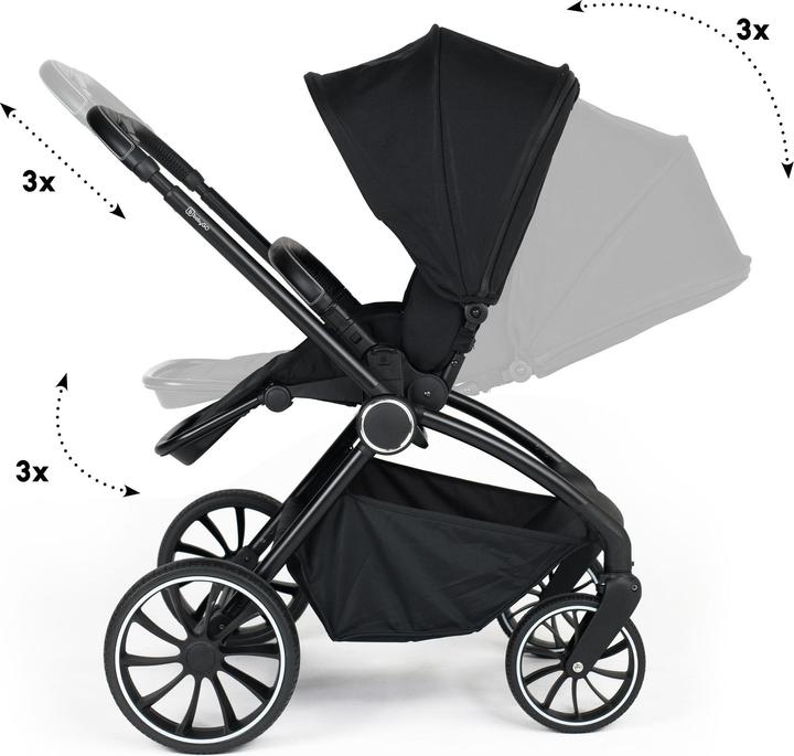 Produktbild BabyGo Harmony 3in1 Kombikinderwagen inkl. Babyschale