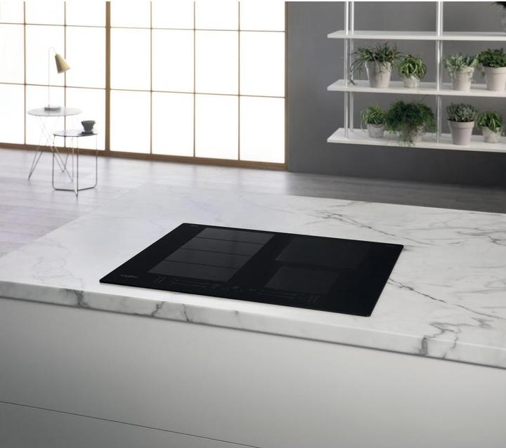 Immagine prodotto Whirlpool indukcinė kaitlentė WF S7560 NE 60 cm, 1 FlexiSlide, Booster, Juodas