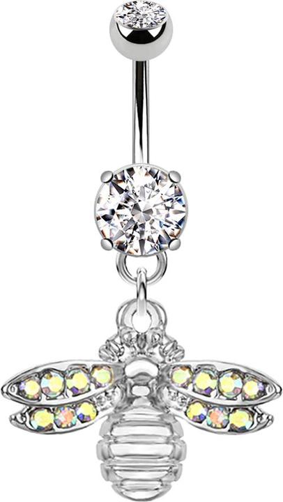 Immagine prodotto Star Piercing Banana in argento con ciondolo a forma di ape (Acciaio chirurgico 316L, Ottone)