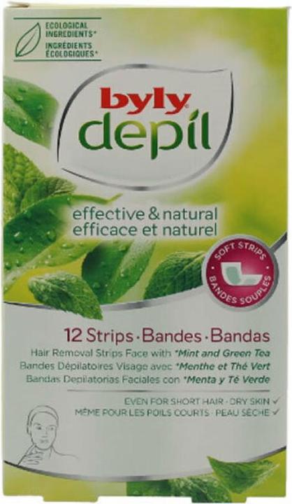 Byly Depil Strisce depilatorie viso 12 pezzi (12 x)