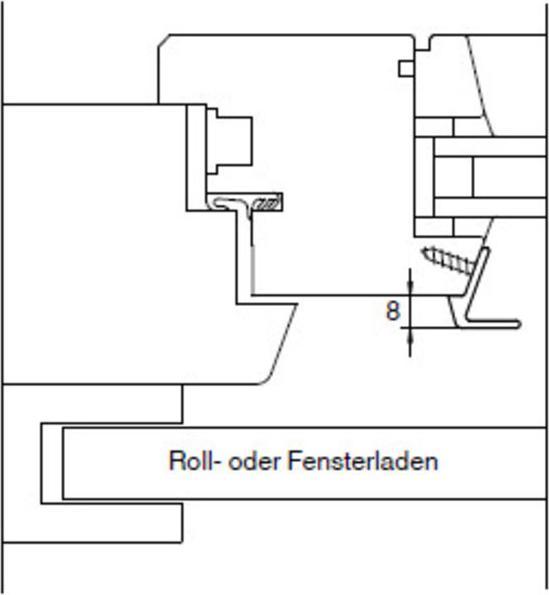 Produktbild Maco Base Balkontürgriff (Terrassentürgriff) L 72mm Aluminium silber eloxiert