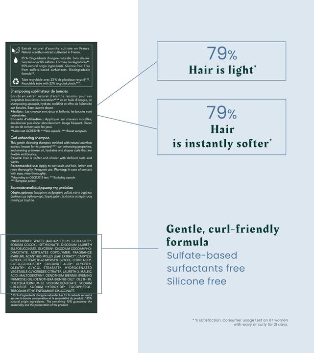 Produktbild Rene Furterer Sublime Curl (200 ml, Flüssiges Shampoo)