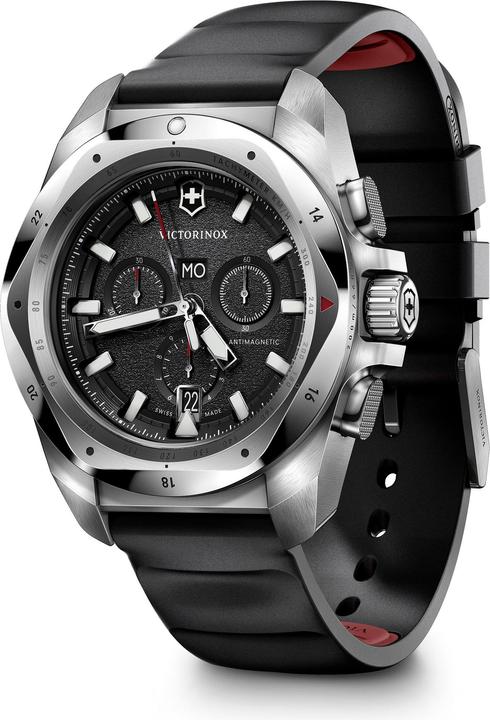 Produktbild Victorinox I.N.O.X. Chrono 43, SIR, BLK dial,BLK rubber str (Chronograph, Taucheruhr, 43 mm)