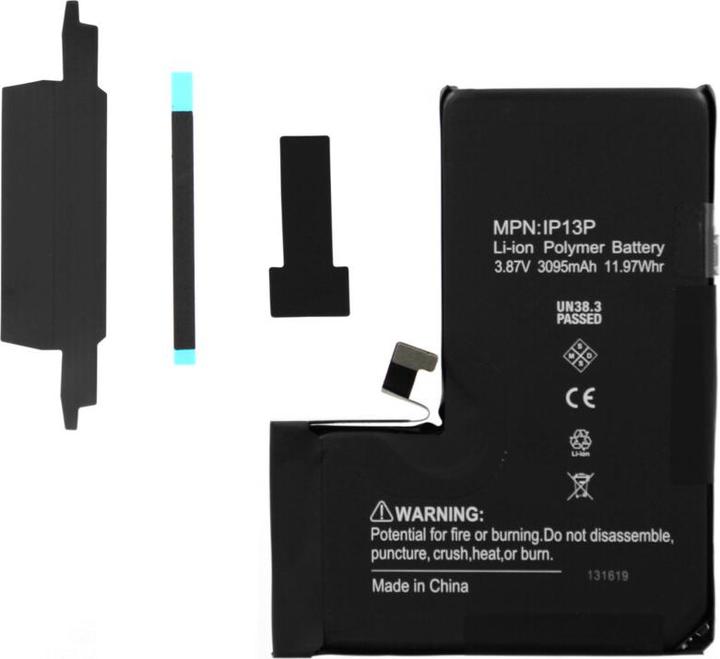 Image du produit OEM Batterie pour iPhone 13 Pro, décodée avec un circuit intégré supplémentaire (sans soudure)