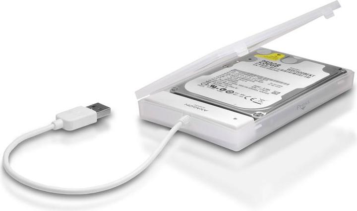 Immagine prodotto Axagon ADSA-1S6 Adattatore SLIMPort, USB 2.0, 2.5" SSD/HDD, SATA - con custodia (2.5")