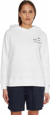 Tommy Hilfiger Damen-Kapuzenpullover mit normalem Slogan (XS)