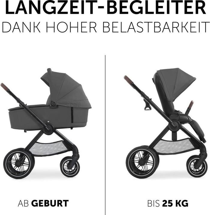 Actual product image Hauck 4in1 pushchair set Walk N Care Air Trio pushchair 3 in 1
