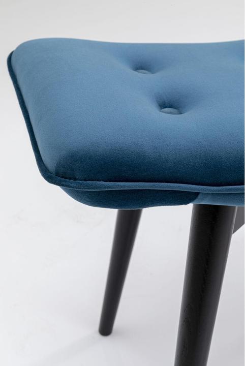 Image du produit Kare Design Tabouret Black Vicky Velvet Petrol 46x59cm (59 cm)